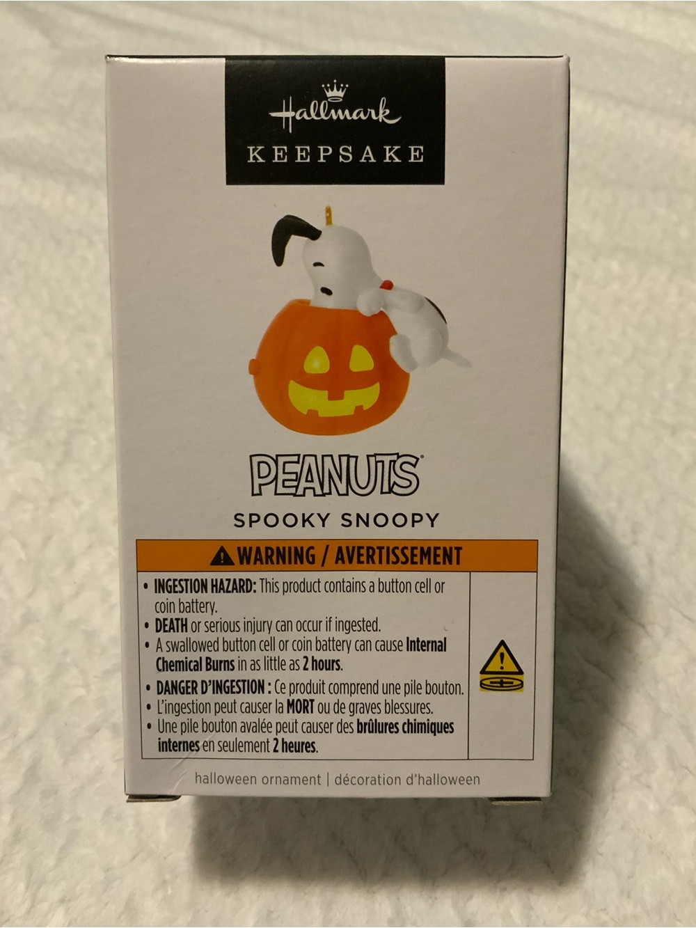 Hallmark Keepsake Peanuts Spooky Snoopy Halloween Ornament
